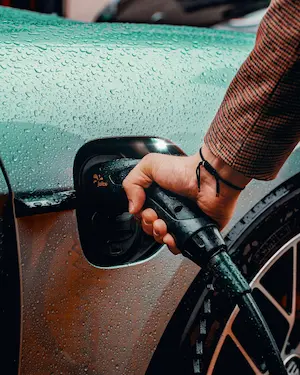 Recharge d'une voiture électrique